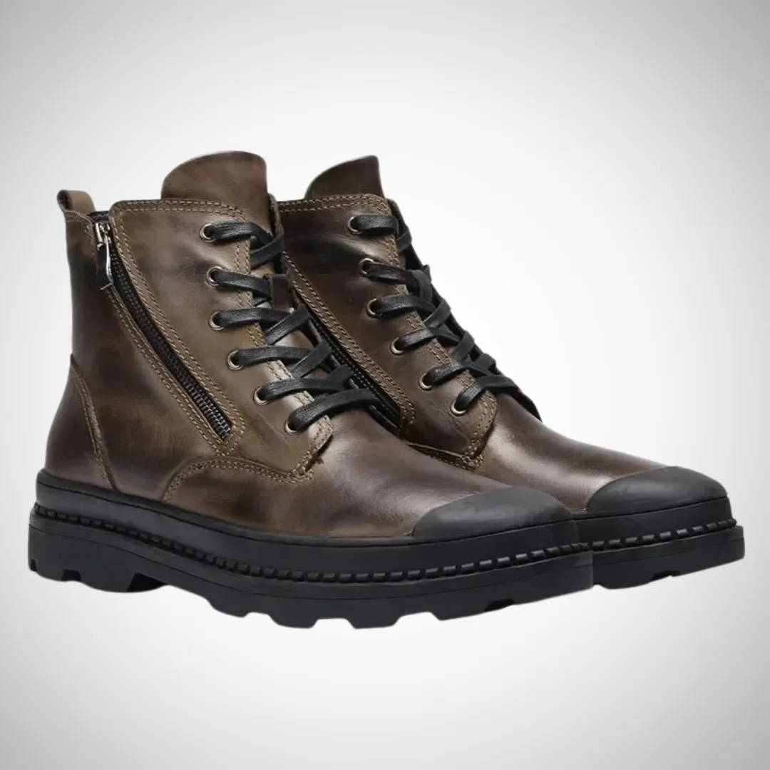 Roald Durable Fleece Vegan Leather Boots