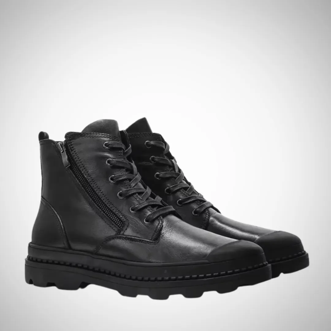 Roald Durable Fleece Vegan Leather Boots
