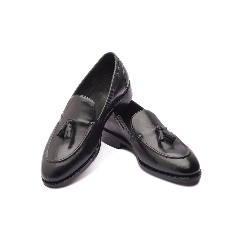 Royce, Tassel Loafer - Noir | Hand Welted | Classics Collection