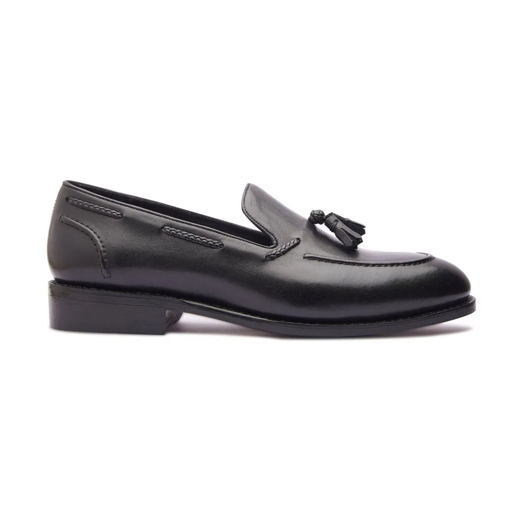 Royce, Tassel Loafer - Noir | Hand Welted | Classics Collection