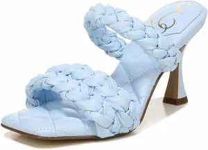 Sam Edelman Meghan Riveria Slip On Braided Straps Fashion Mule High Heel Sandals