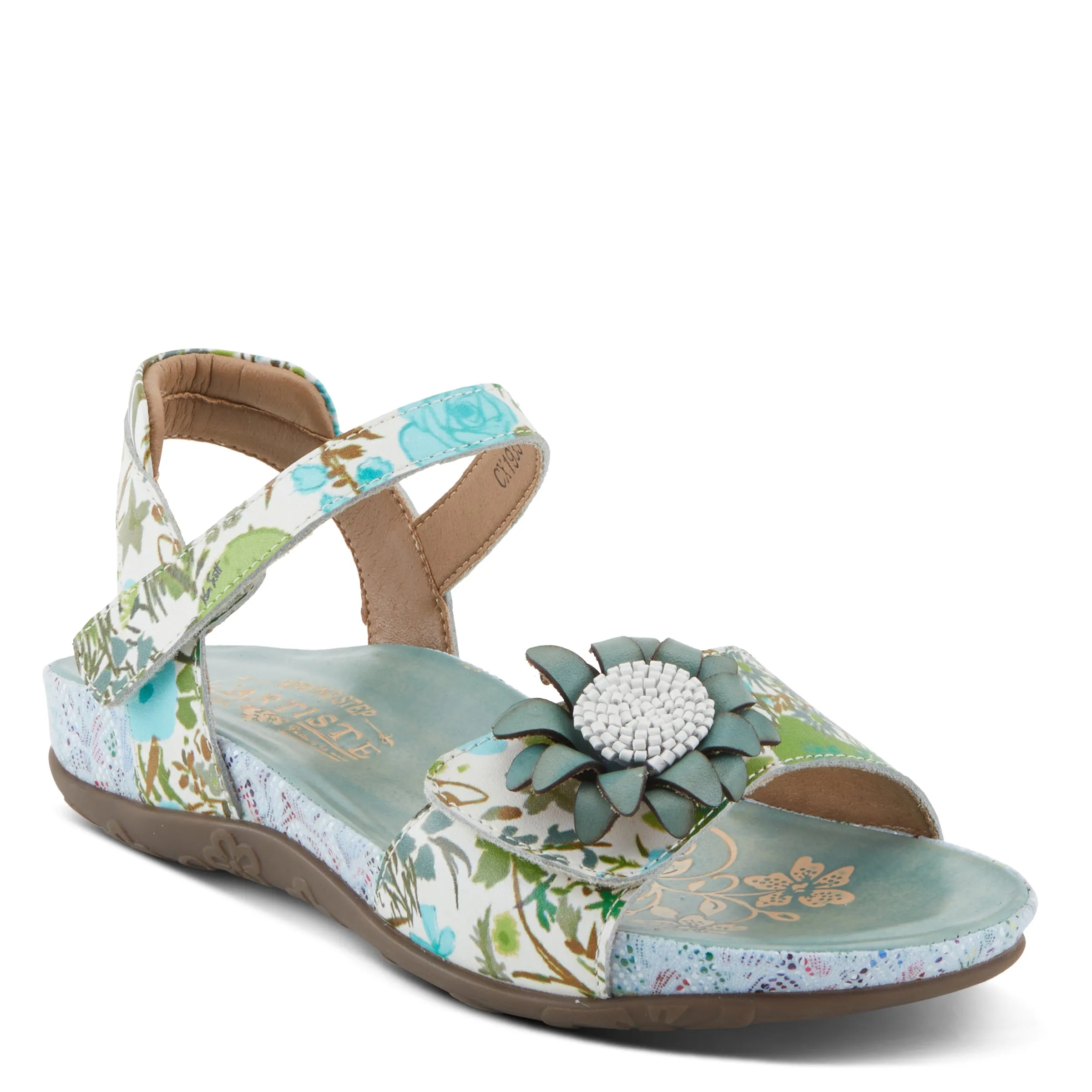 Spring Step Shoes  L'Artiste Gladystee Sandals Women’s Leather 1.25" Heel