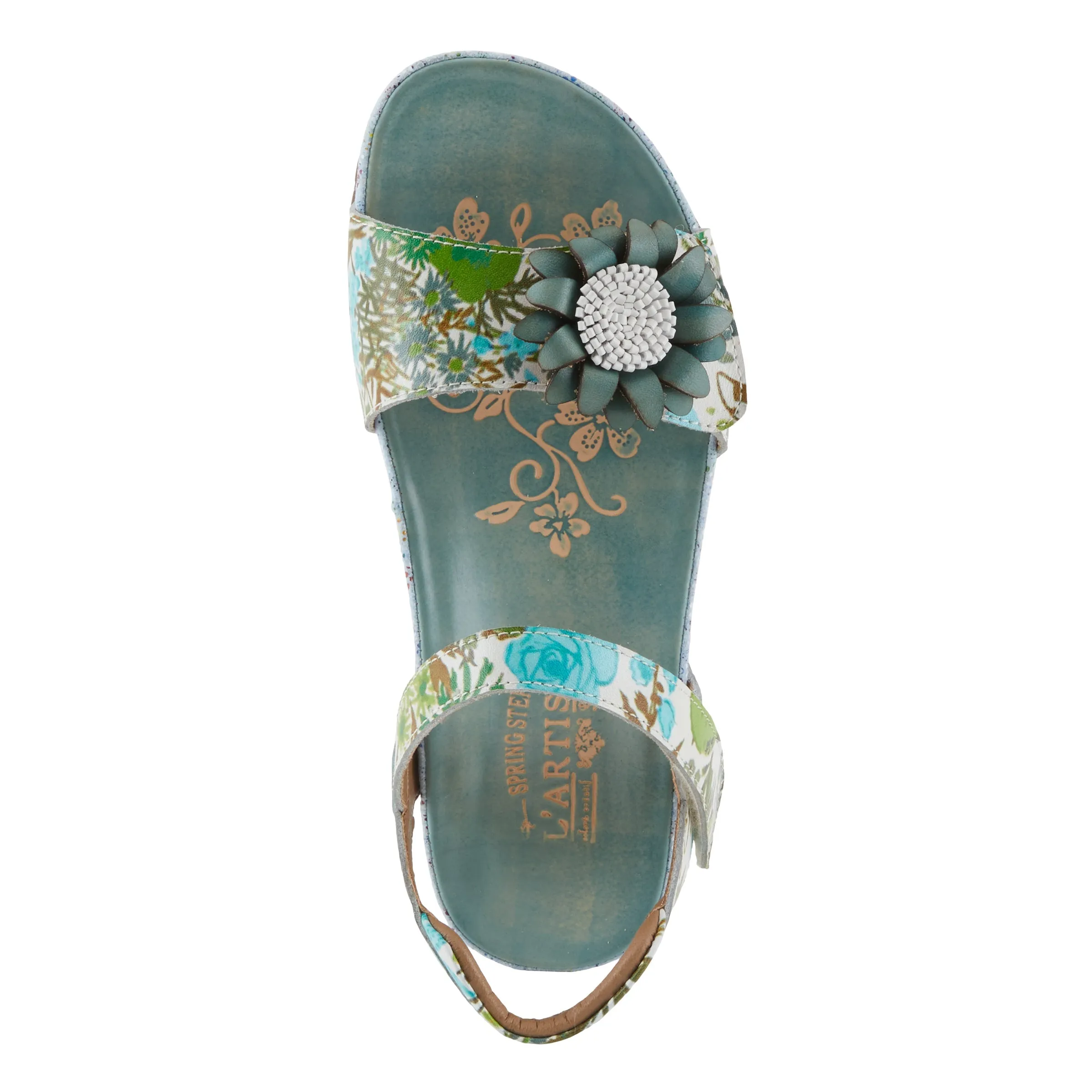 Spring Step Shoes  L'Artiste Gladystee Sandals Women’s Leather 1.25" Heel