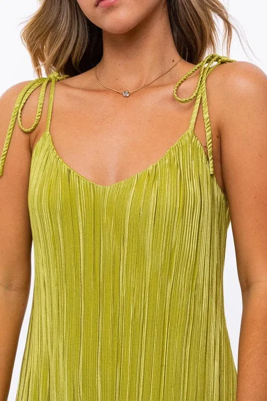 Step Out In Style Tie Strap Mini Dress - Lilac or Lime