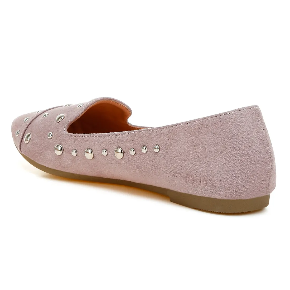 Stud Emebllished Ballet Flats