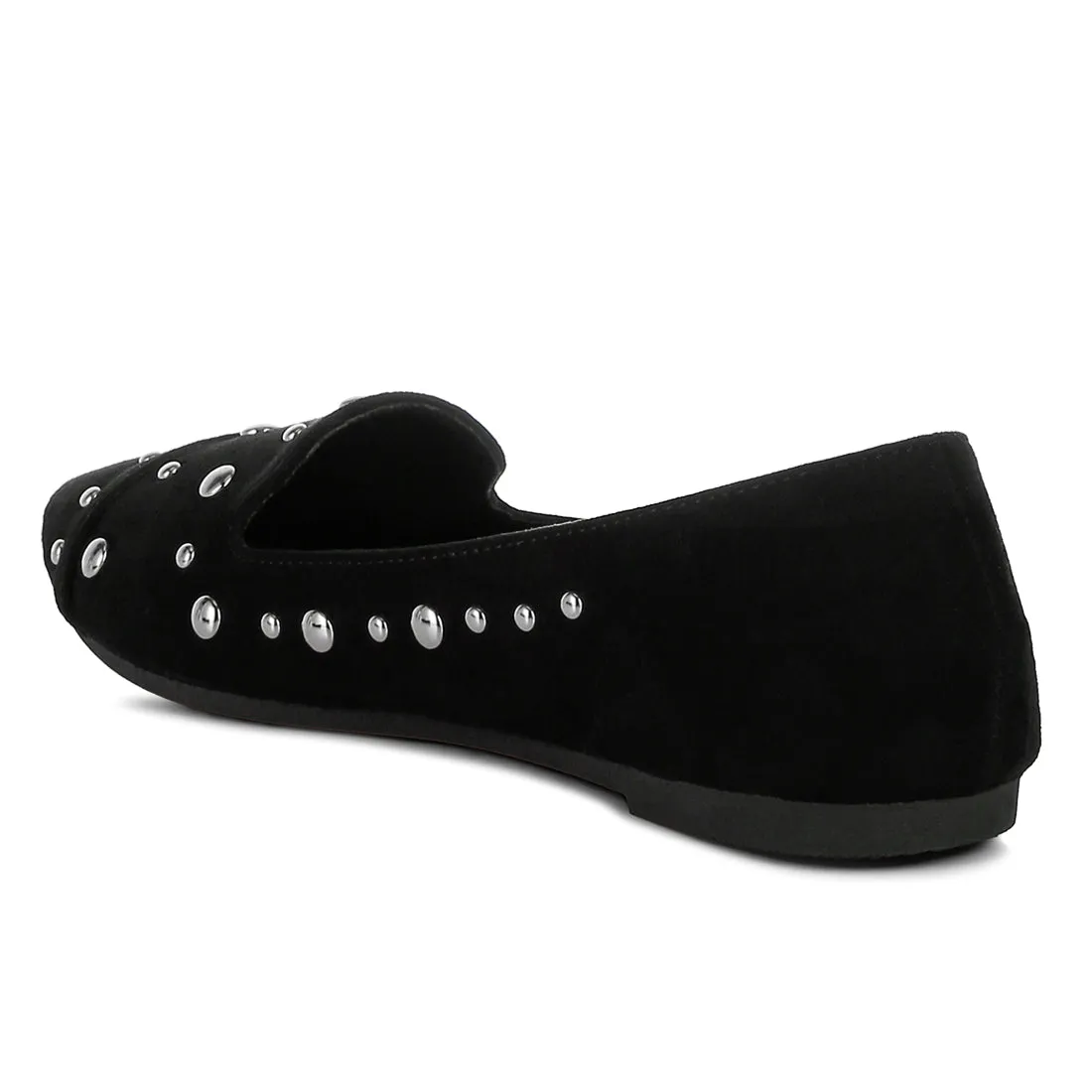 Stud Emebllished Ballet Flats