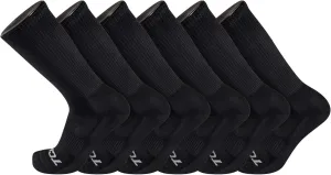 TCK Moisture Wicking Work Crew Socks for Men & Women- 9-11/10-13/13-15 Cushioned Boot Socks 6-pack 3-pack 12-pack