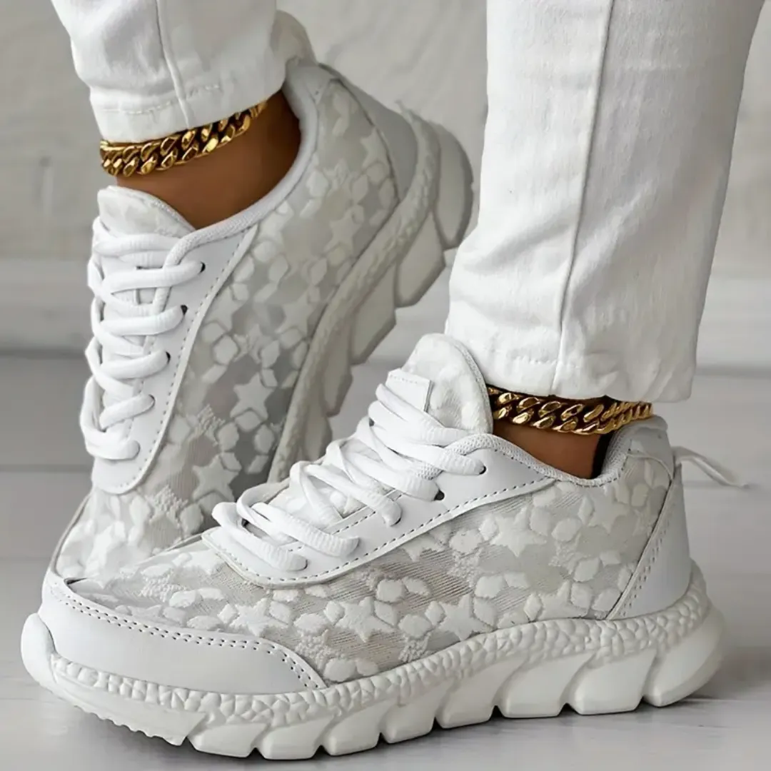Women's Lace Mesh Sneakers | Stylish & Breathable