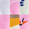 Womens Multicolor Ankle Socks 6 Pack