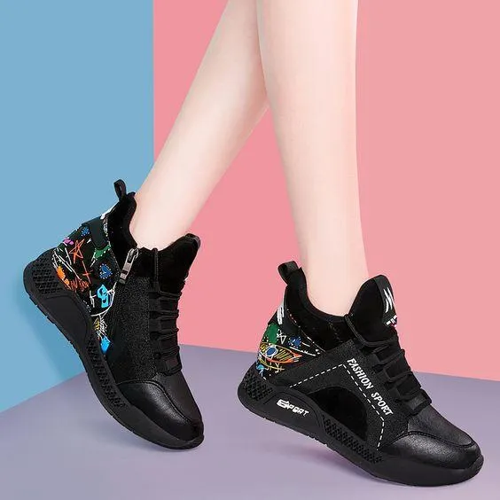 Women's Trendy Colorful Sneaker Shoes