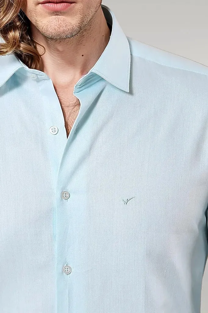 WSS Oxford Patterned Green Shirt  - Singen