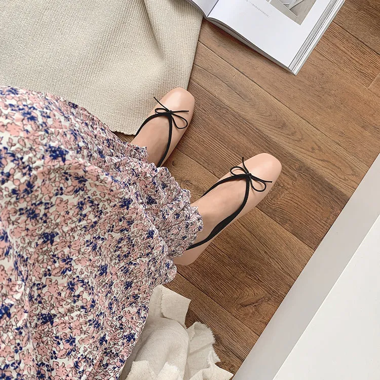 xiangtuibao Women Ballet Flat Shoes Comfortable Soft Boat Shoes Slip On Loafers Ballerina Shallow Slides  Round Toe Casual Flats